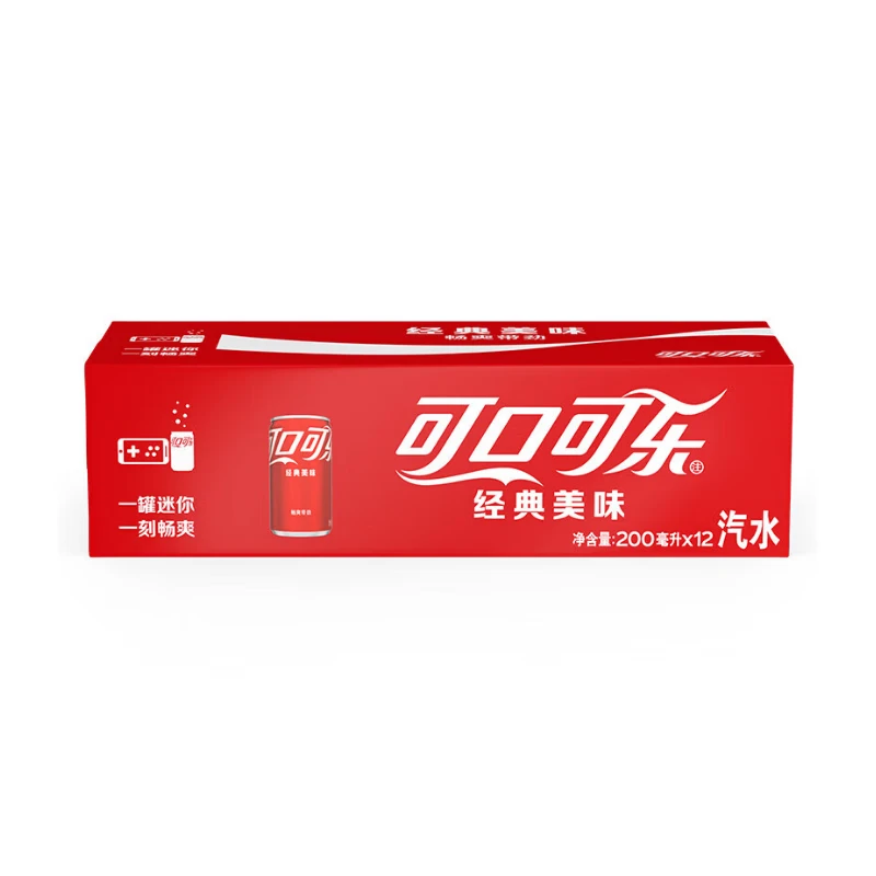 可口可乐 汽水mini罐200ml*12新老包装随机发货