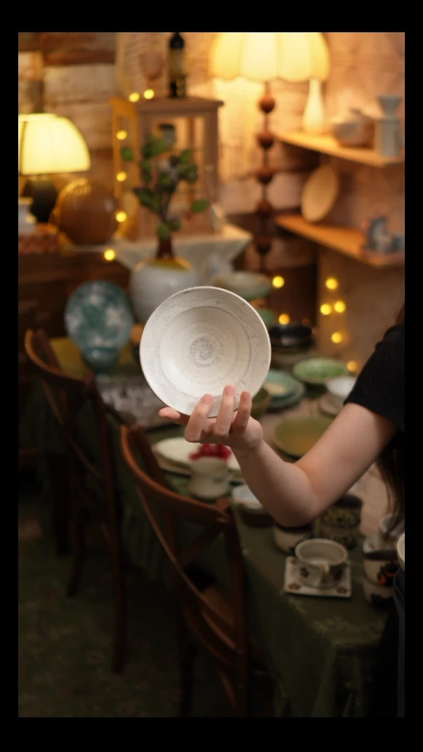 瓷片雾里工作室 小碟1个