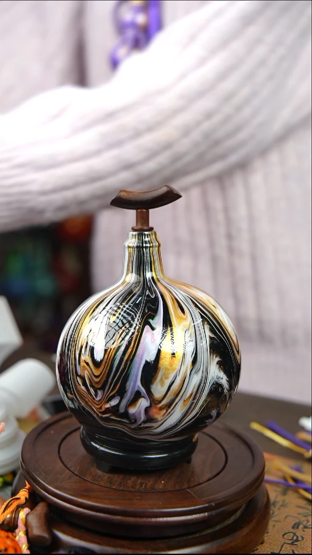 217号400ml左右非遗大漆酒葫芦