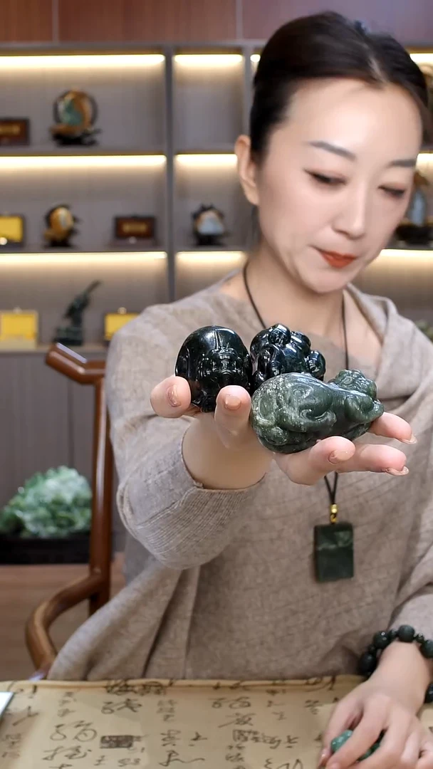 未镶嵌和田玉把件多样性发货其中发一