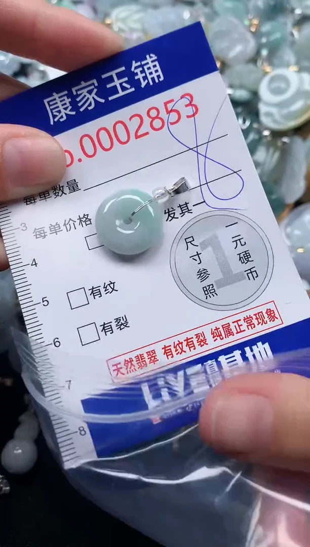 吊坠(不含链)未镶嵌翡翠2853