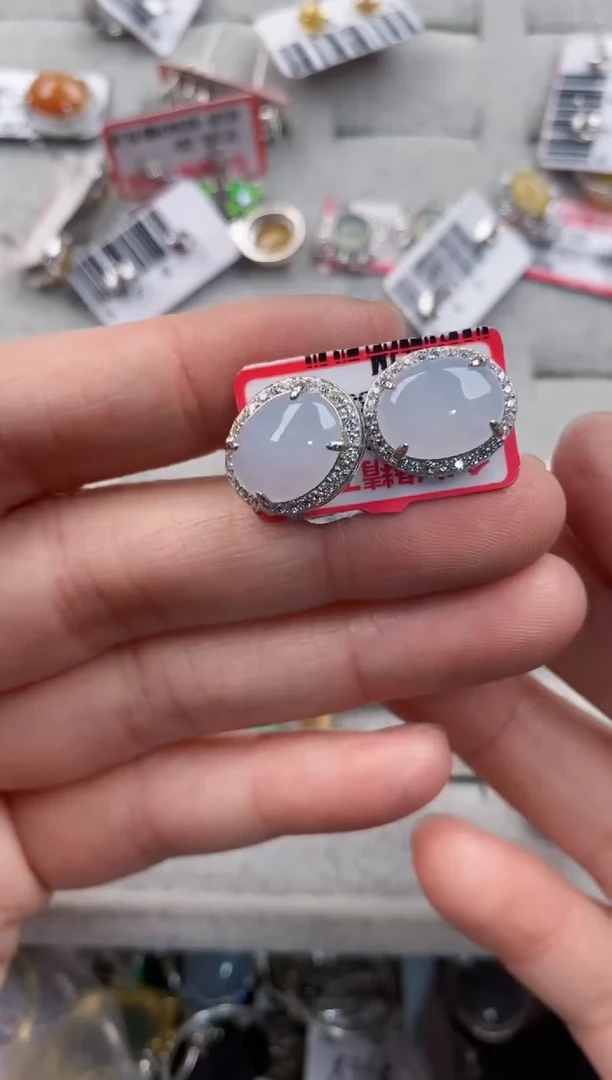 银S925镶嵌戒指翡翠999  5