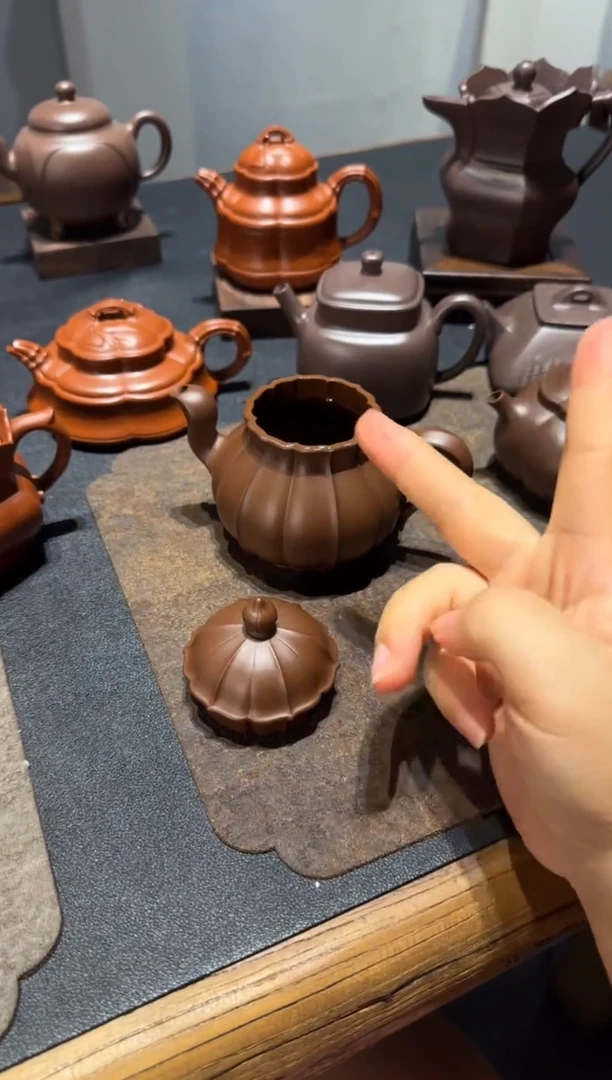 茶壶紫砂暂****看海棠竹鼎 扁