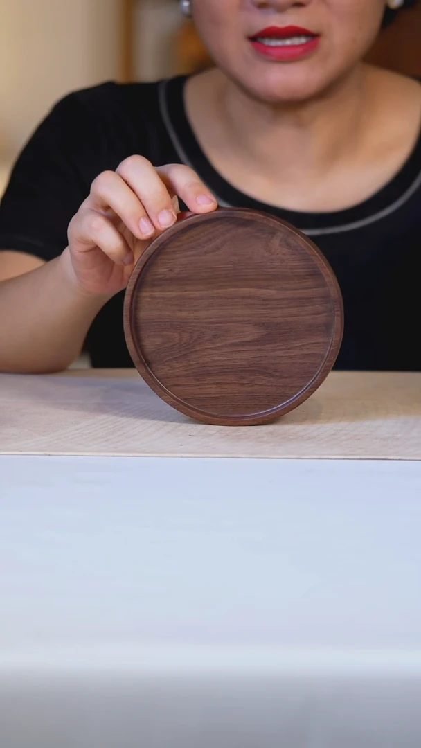 木胡桃木小托盘3139