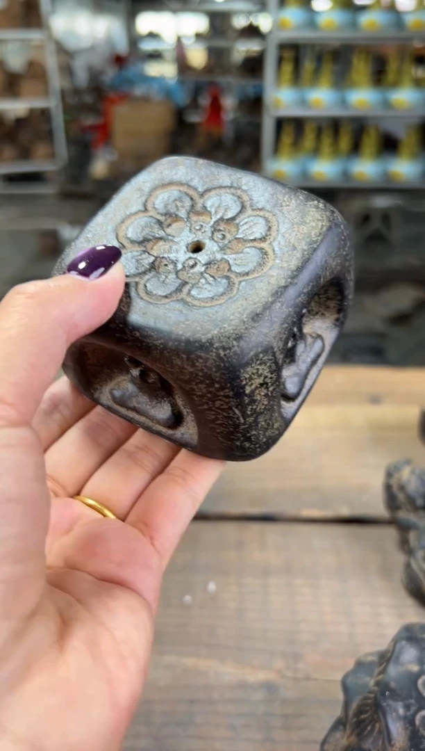 陶土【火山泥】四面佛香插