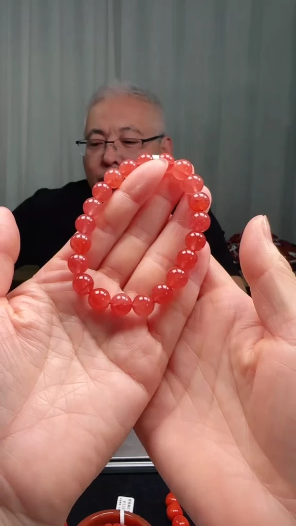 未镶嵌多样性发一件南红玛瑙9mm保山圆珠单圈