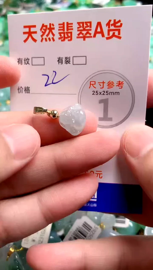 翡翠未镶嵌颈饰14002898