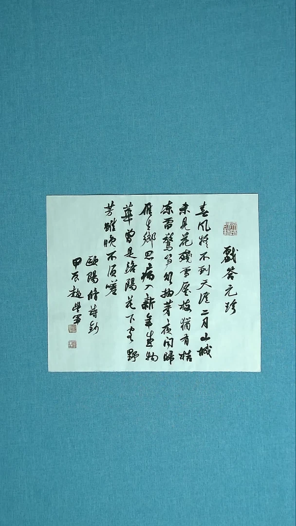 【闪购商品】书法010 河南赵丰军中书协34*34
