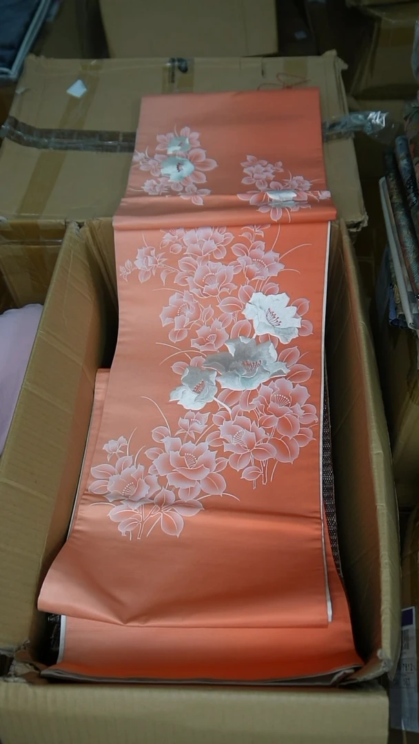 织绣9两通花卉刺绣