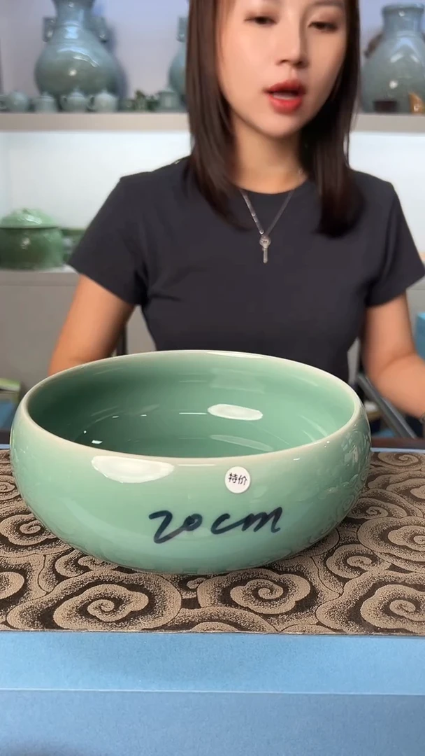 龙泉云间青瓷小米茶器