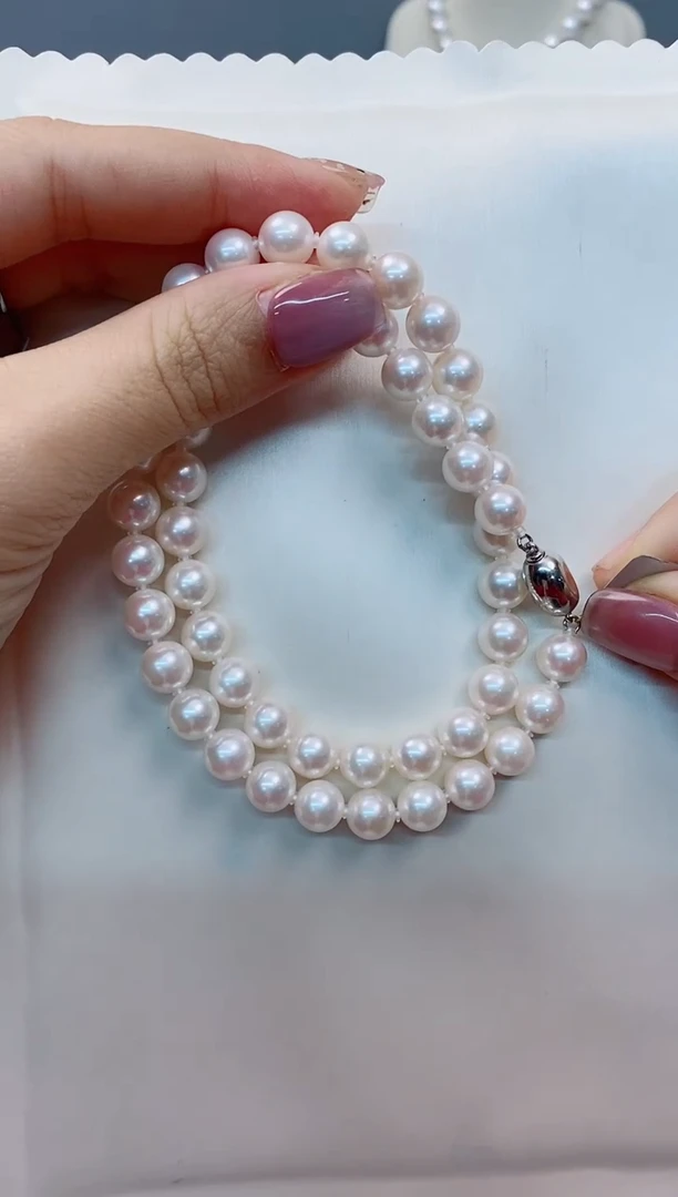 【闪购商品】海水珍珠项链未镶嵌8-8.5海水珍珠项链