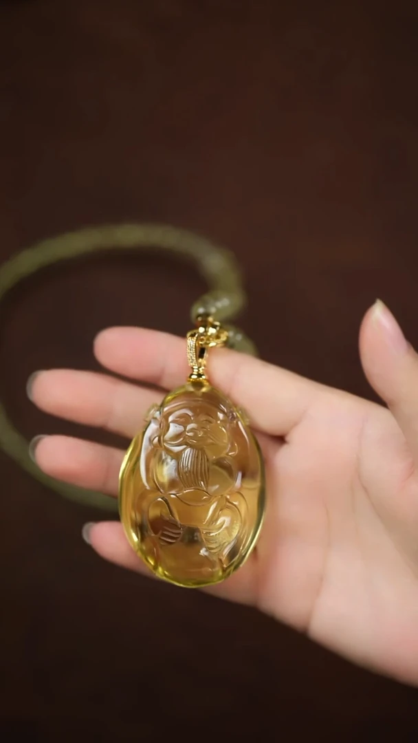 颈饰未镶嵌水晶闪购 财神