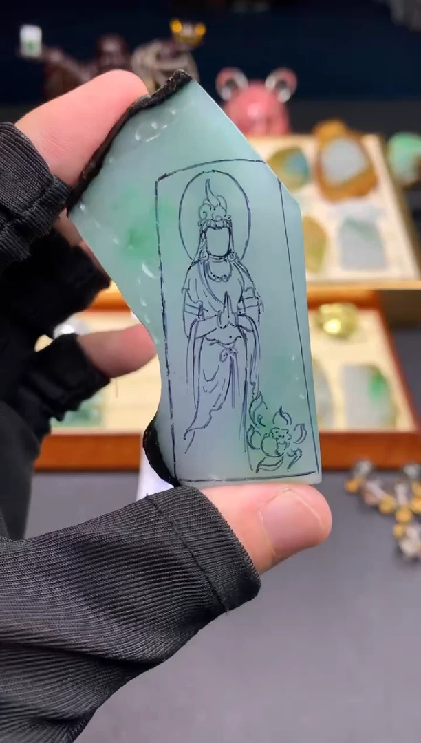 未镶嵌定制翡翠天然翡翠裸石（包工）