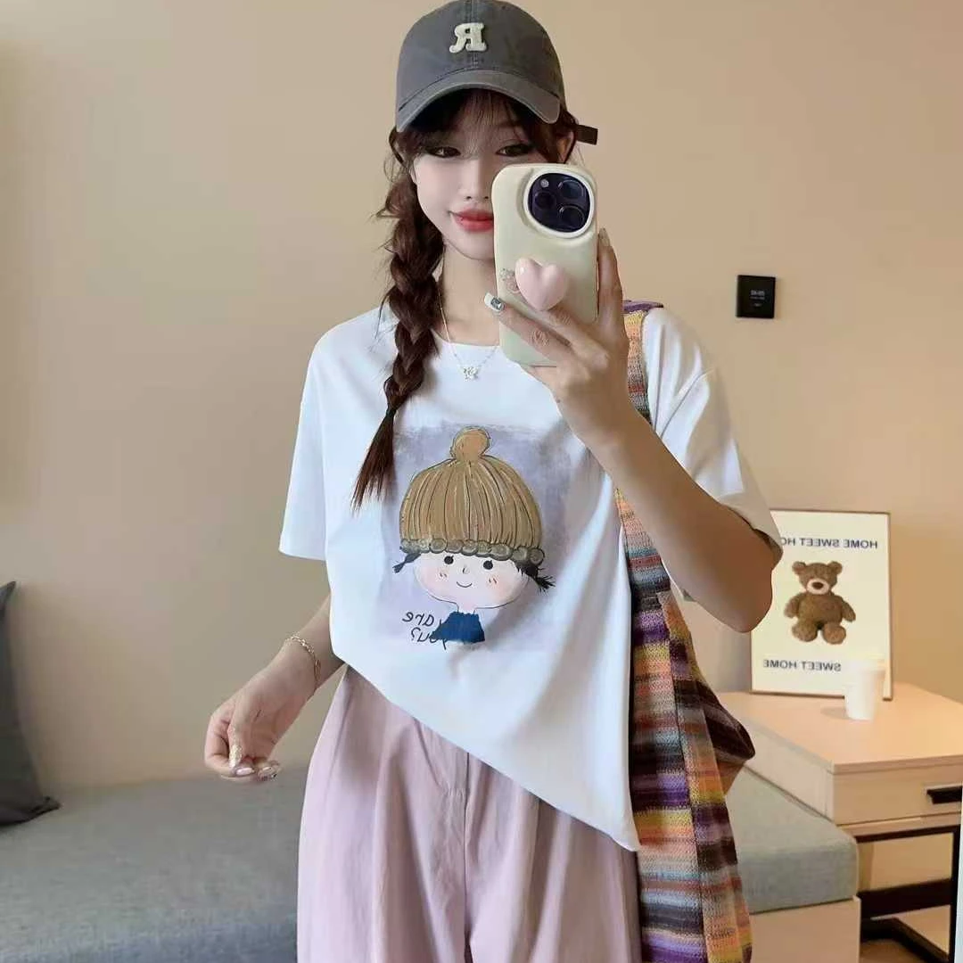 纯棉短袖 均码 男女同款