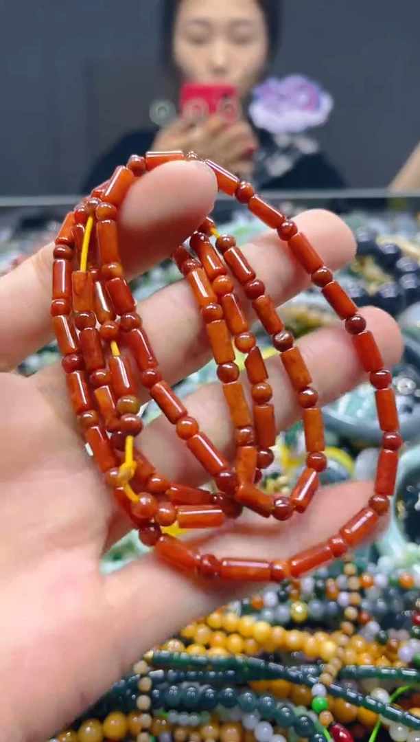 颈饰未镶嵌翡翠4mm/R/翡翠A货，一件也是批发价