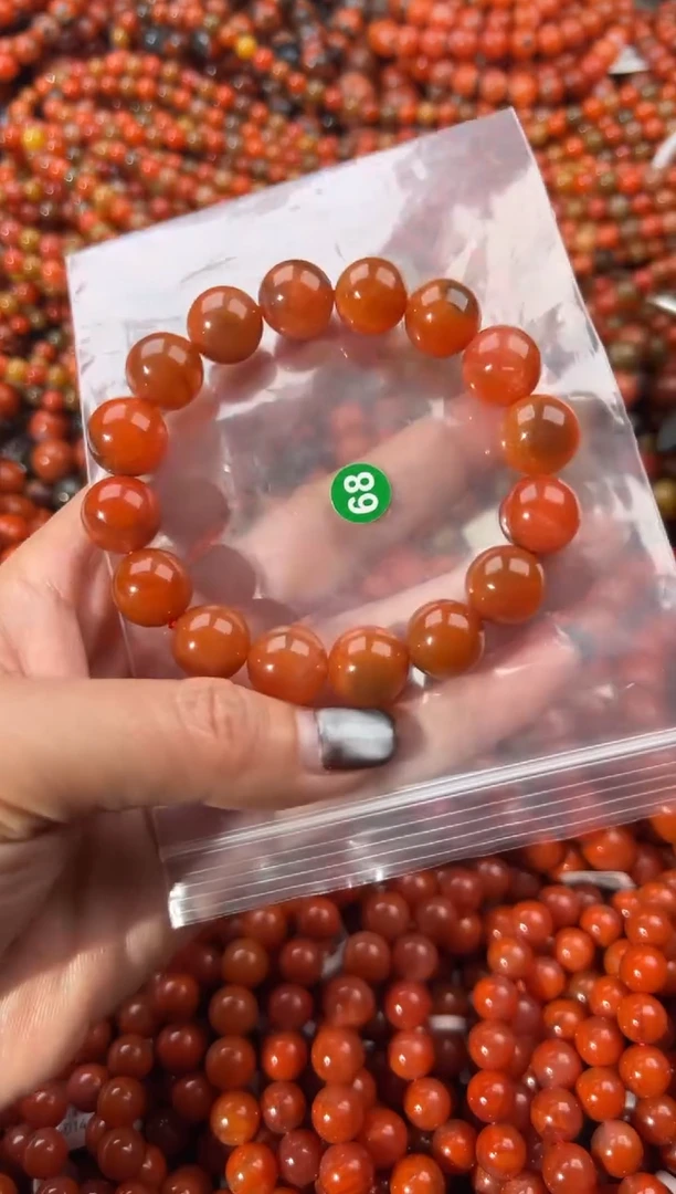 未镶嵌手串南红玛瑙12+