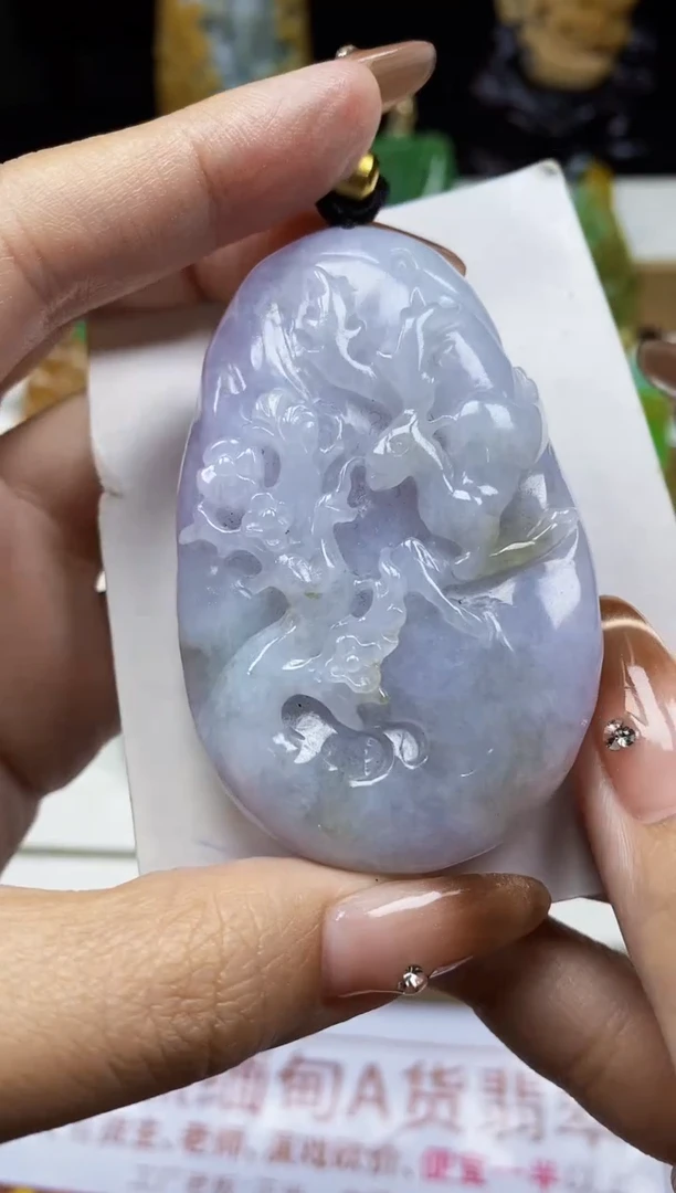 颈饰未镶嵌翡翠翡翠A货