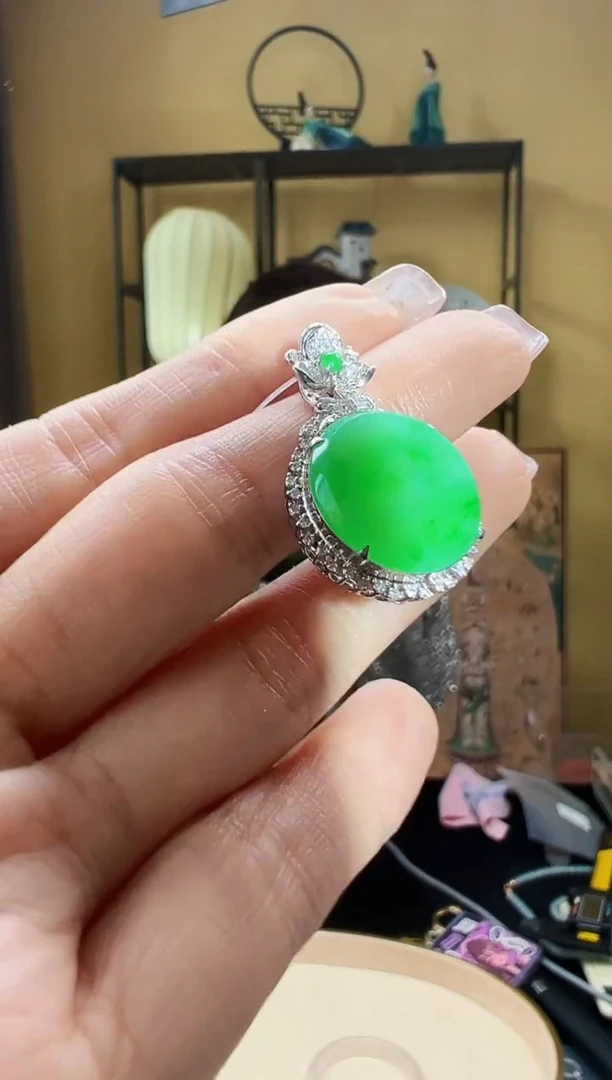 【闪购商品】翡翠颈饰18K金镶嵌DFZ0209-32