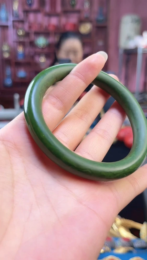 非遗 大漆铜手镯 59 绿