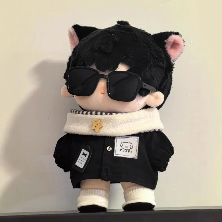 20cm棉花娃娃娃衣帅酷套装可爱毛绒玩偶衣服属性换装20cm娃衣现货