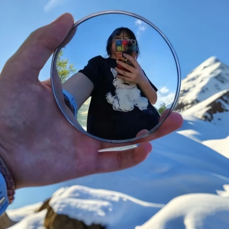 旅行拍照出片神器小圆镜拍照打卡凸面镜自己的吧唧演唱会广角拍摄