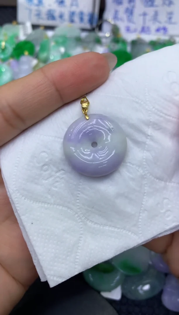 颈饰未镶嵌翡翠天然缅甸A货翡翠