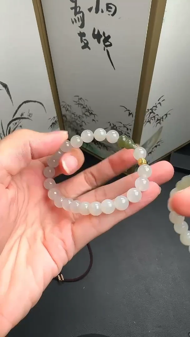 和田玉未镶嵌手链DSD0825057多样性发一