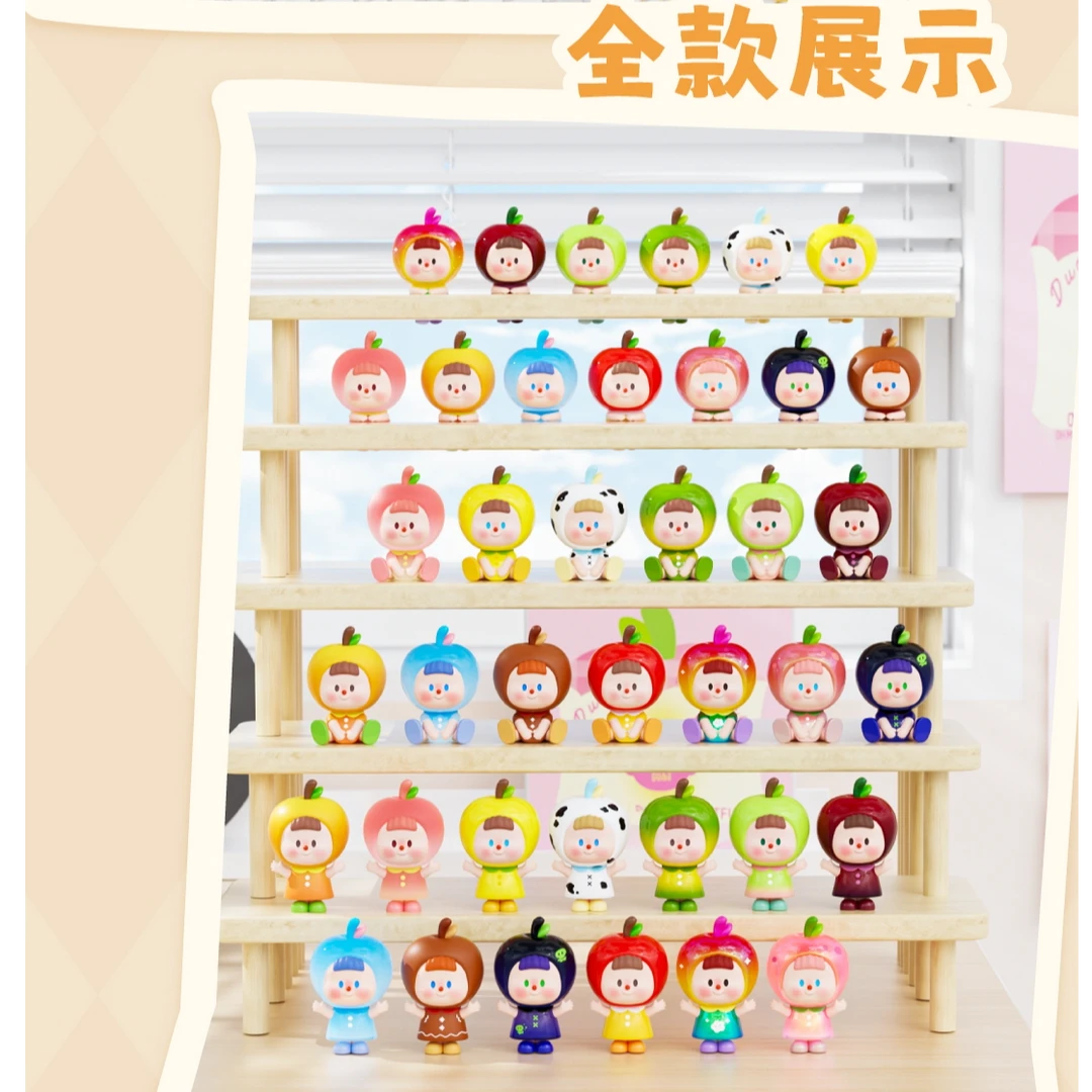 （拆盒）苹果多多妹系列mini盲盒萌粒盲盒