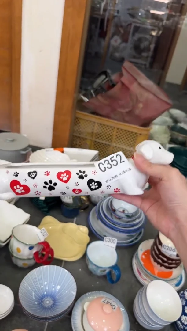 摆件陶C352 库存陶瓷餐具微瑕