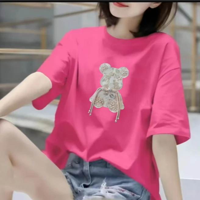 【上新】2025潮牌新款男女同款夏季潮流新款时尚百搭圆领印花T恤ins