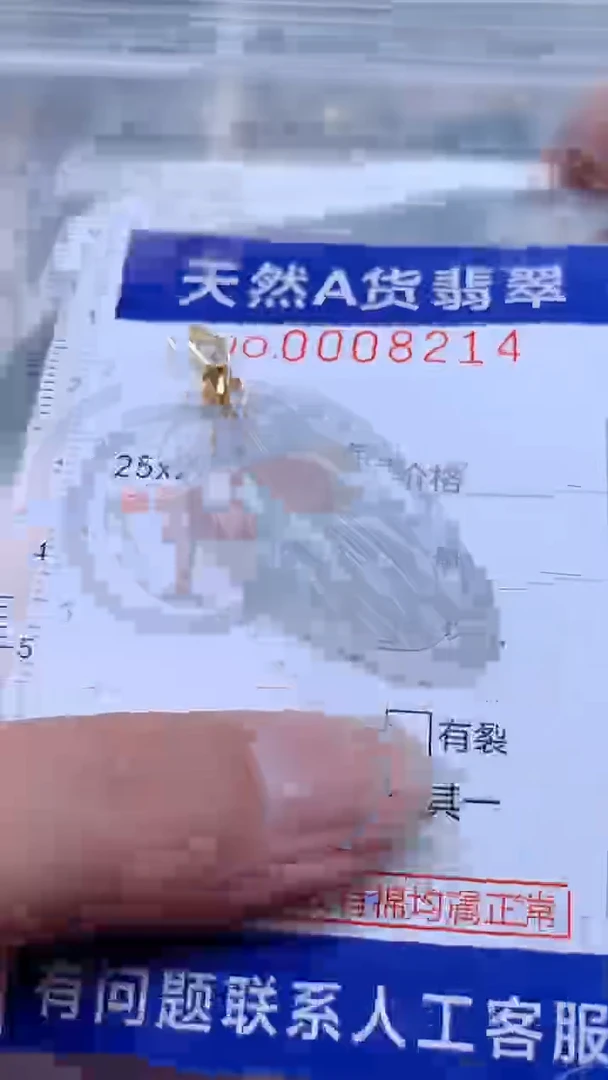 翡翠未镶嵌吊坠(不含链)1