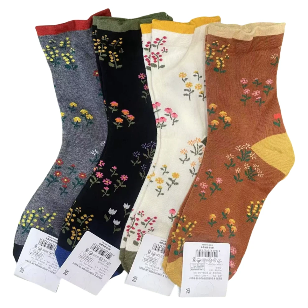 成宝袜行-女士袜子-四季纯棉袜-4色