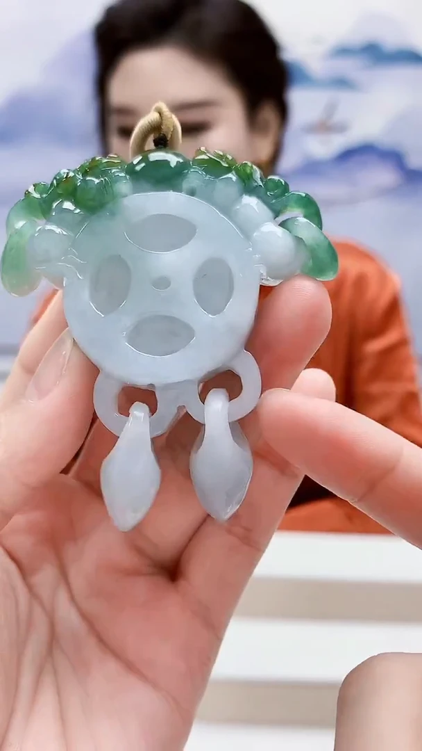 未镶嵌定制翡翠4829lr-毛货挂件21