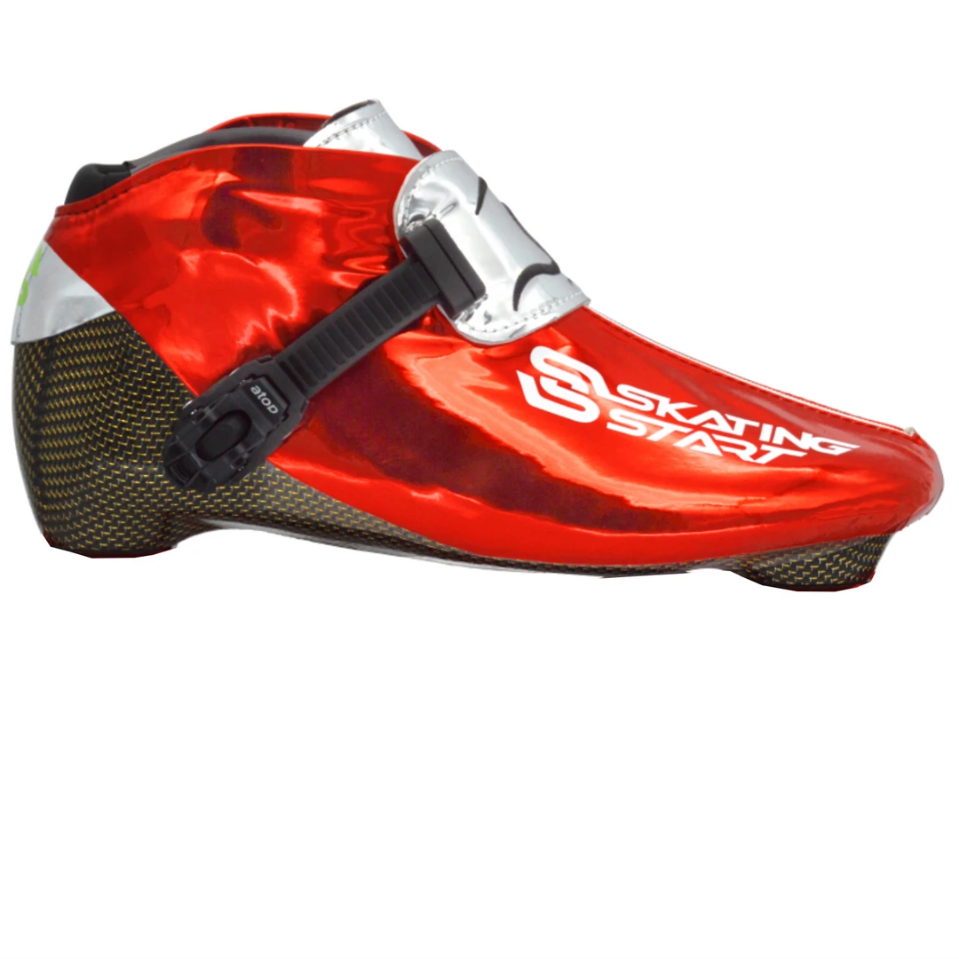 滑启hope-P专业速滑鞋单上鞋 37码定制红色