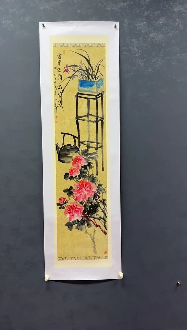 【闪购商品】国画富贵花开图，四平尺作品