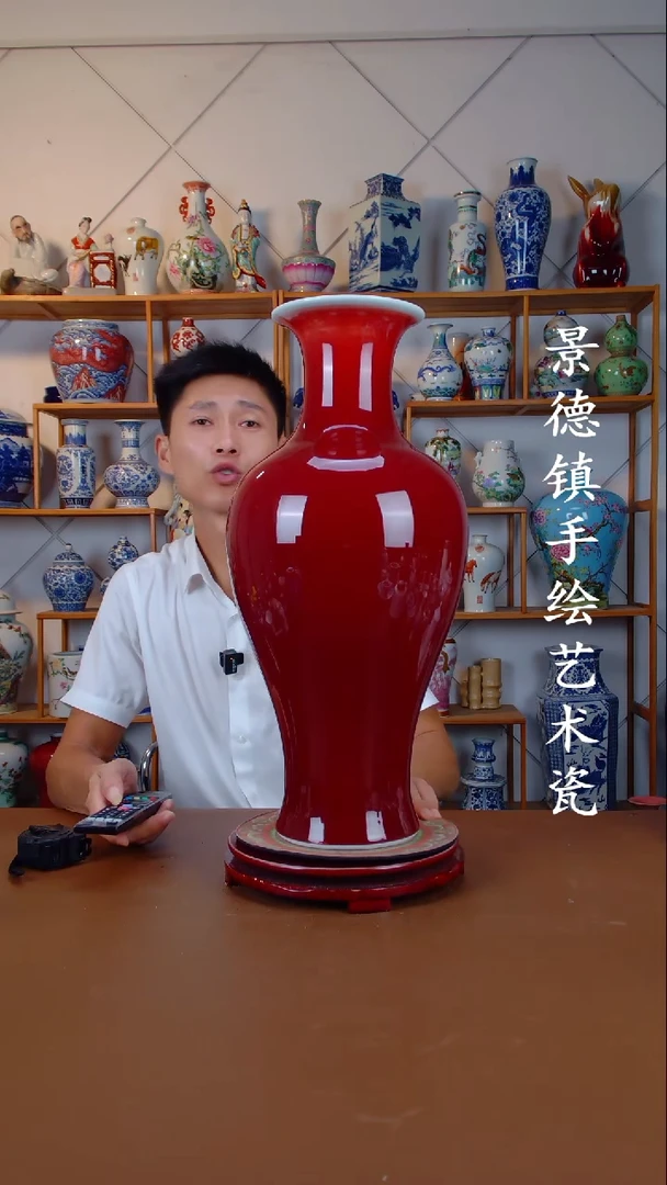 现代景德镇手工手绘陶瓷摆件47