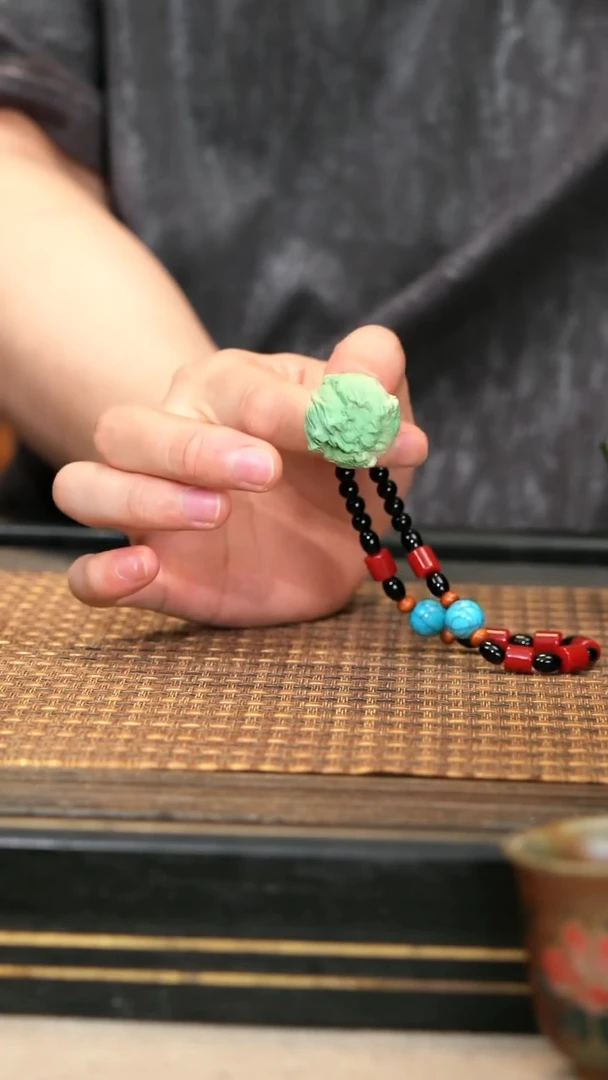 茶壶紫砂5《百财挂件》白玉段