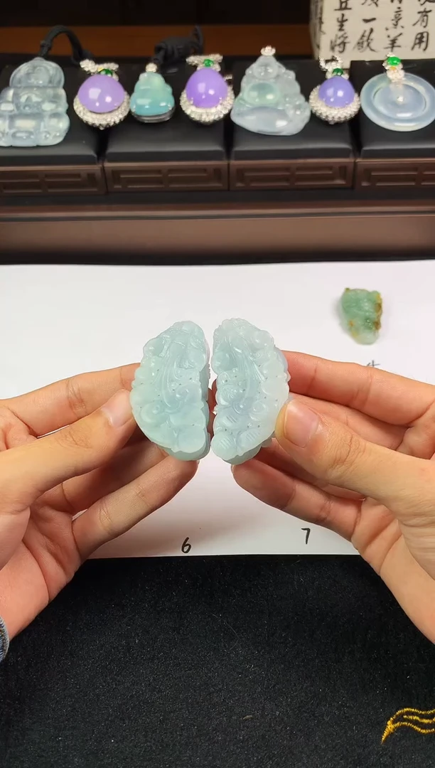 未镶嵌定制翡翠g**蕾4043毛货不退不换