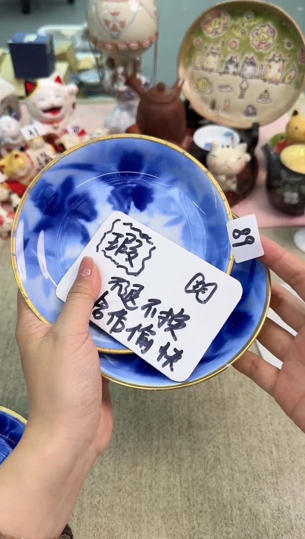 瓷片2只辰辰的瓷器好看到爆