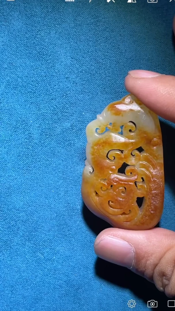 【闪购商品】和田玉BH850未镶嵌龙凤佩吊坠