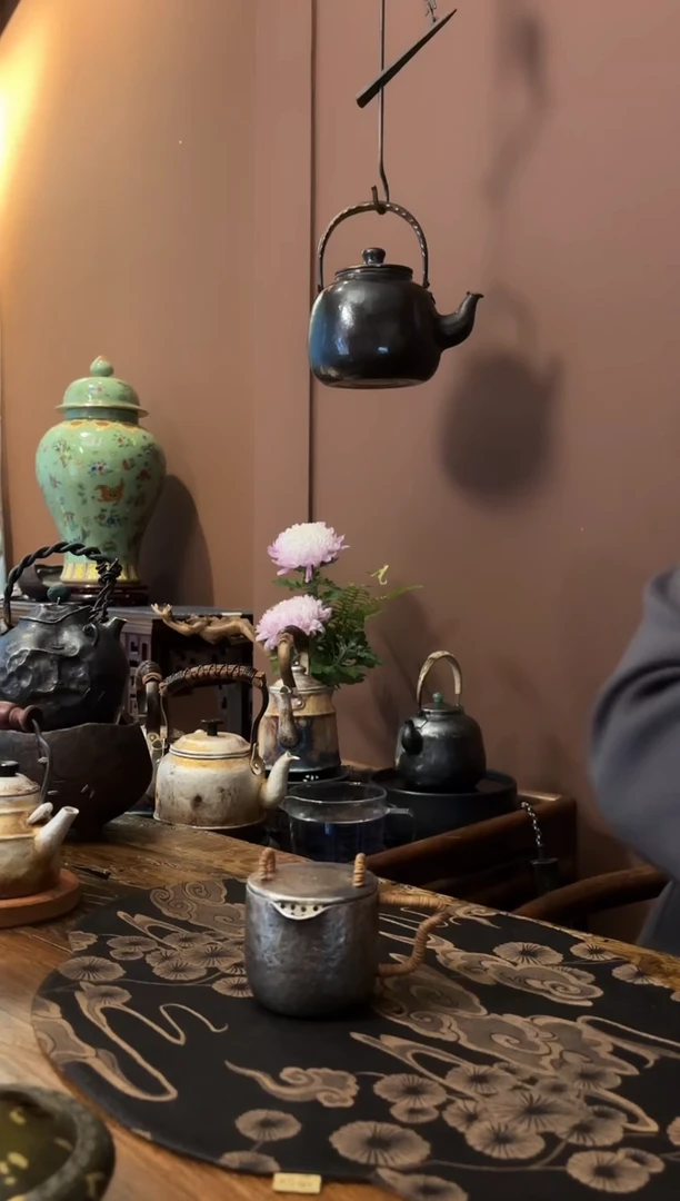 S****Y手工制作工艺泡茶银壶