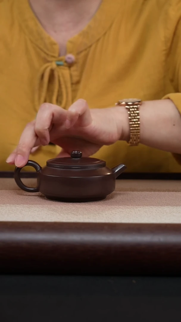 【闪购商品】紫砂茶壶老紫泥-周盘MH-1878