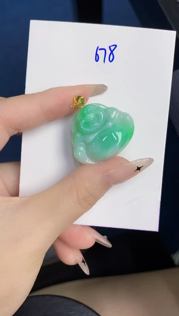 颈饰未镶嵌翡翠缅甸天然翡翠A货