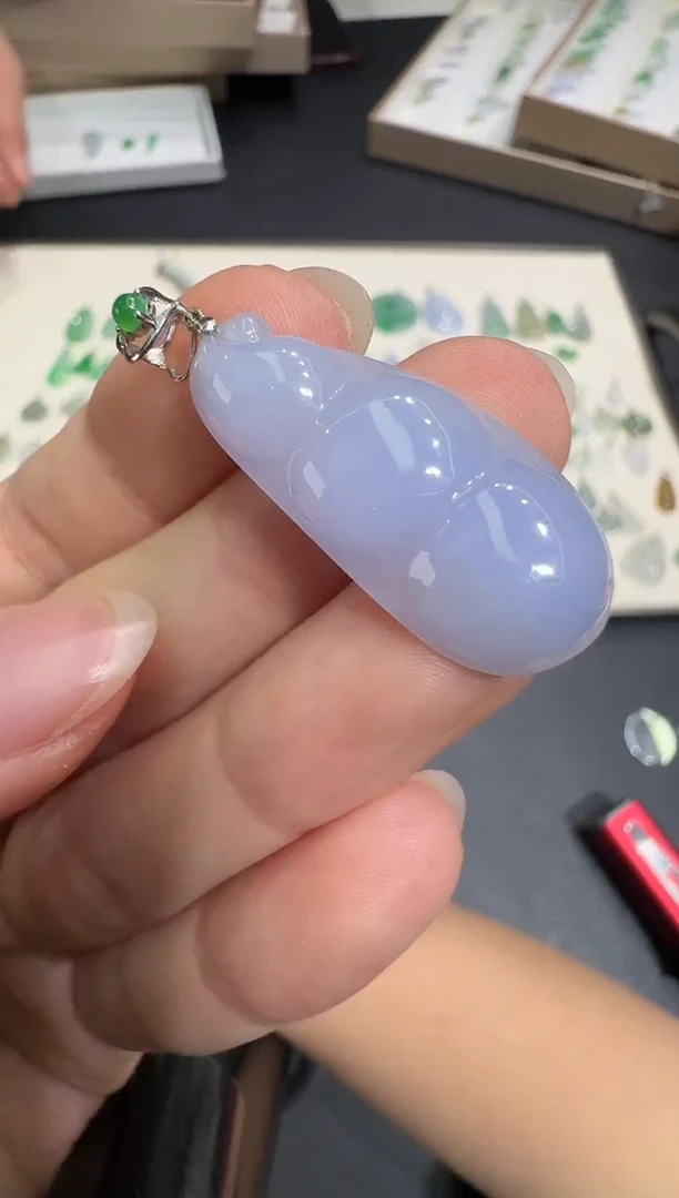 颈饰18K金镶嵌翡翠X1215-1501-492