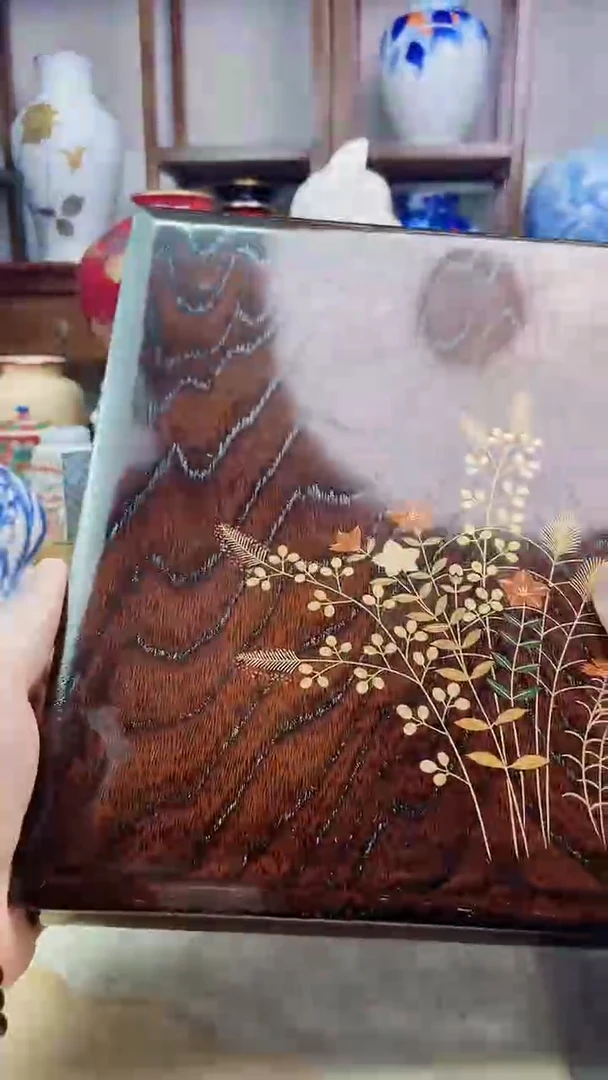 【闪购商品】盘日产实木收纳盒