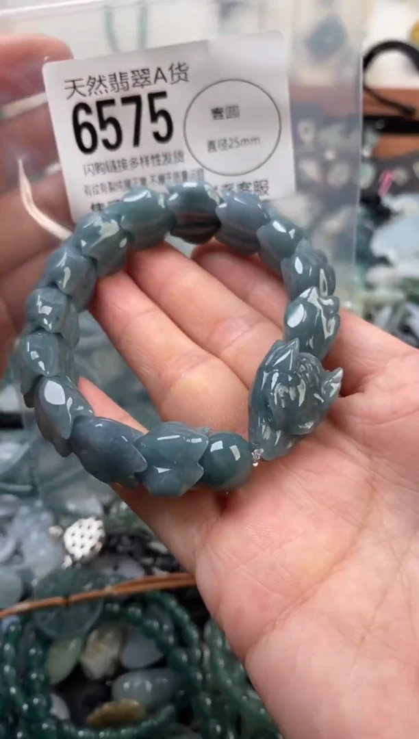 颈饰未镶嵌翡翠翡翠6575