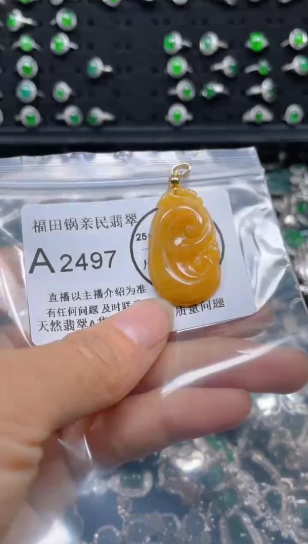 【闪购商品】翡翠吊坠(不含链)未镶嵌2497