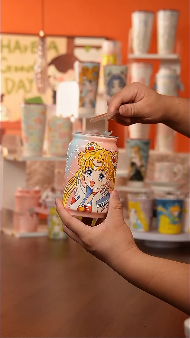 景德镇手工手绘文创陶瓷杯
