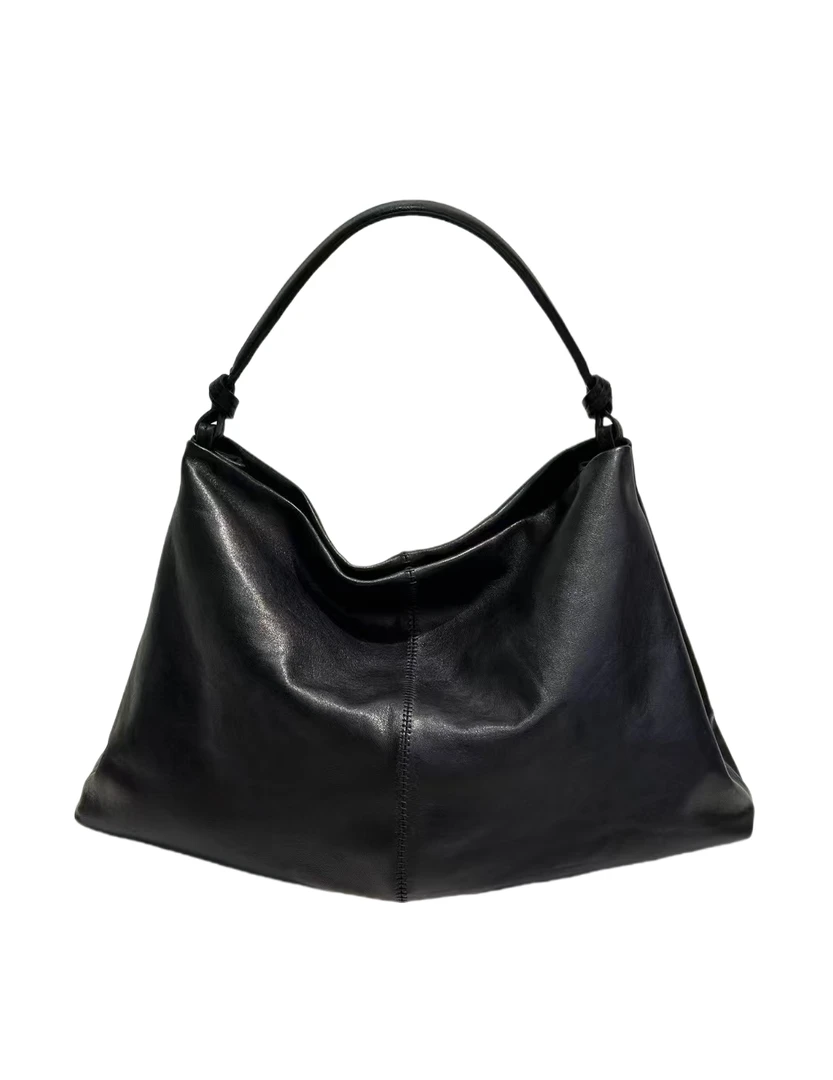 高版本TR植鞣羊皮单肩包斜挎包大托特大容量hobo