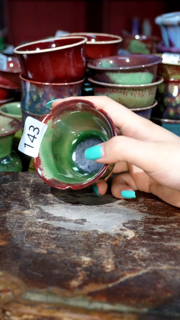 摆件精品窑变钧瓷茶器